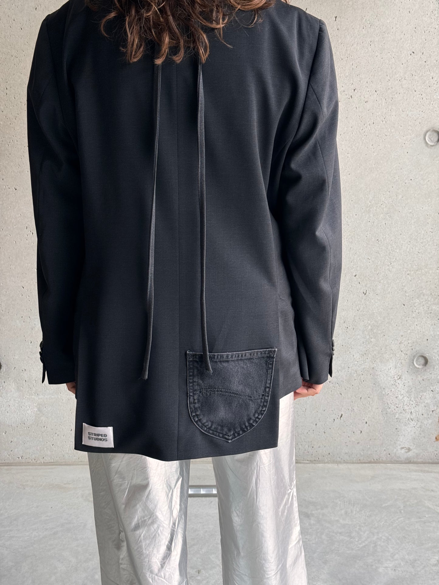“DOUBLE POCKET,, upcycled blazer