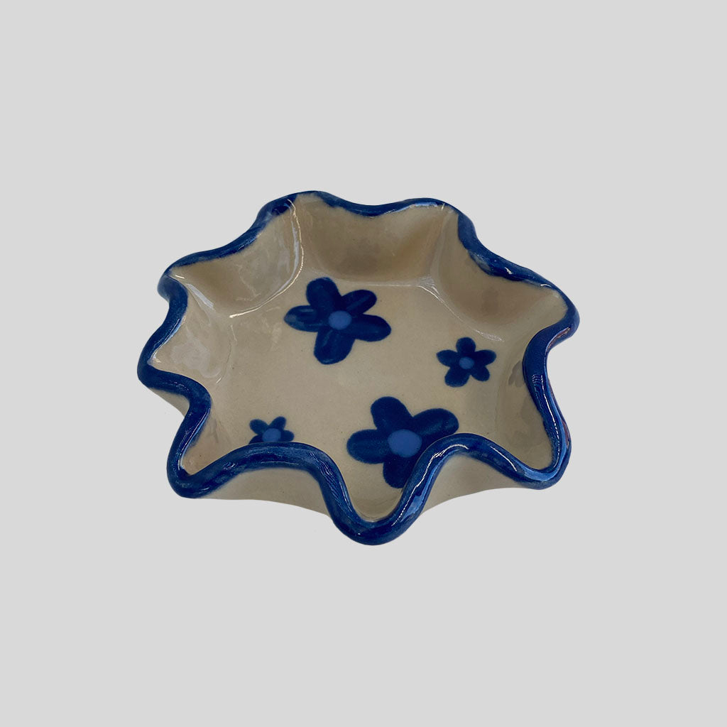 CERAMICS WAVED LITTLE PLATE