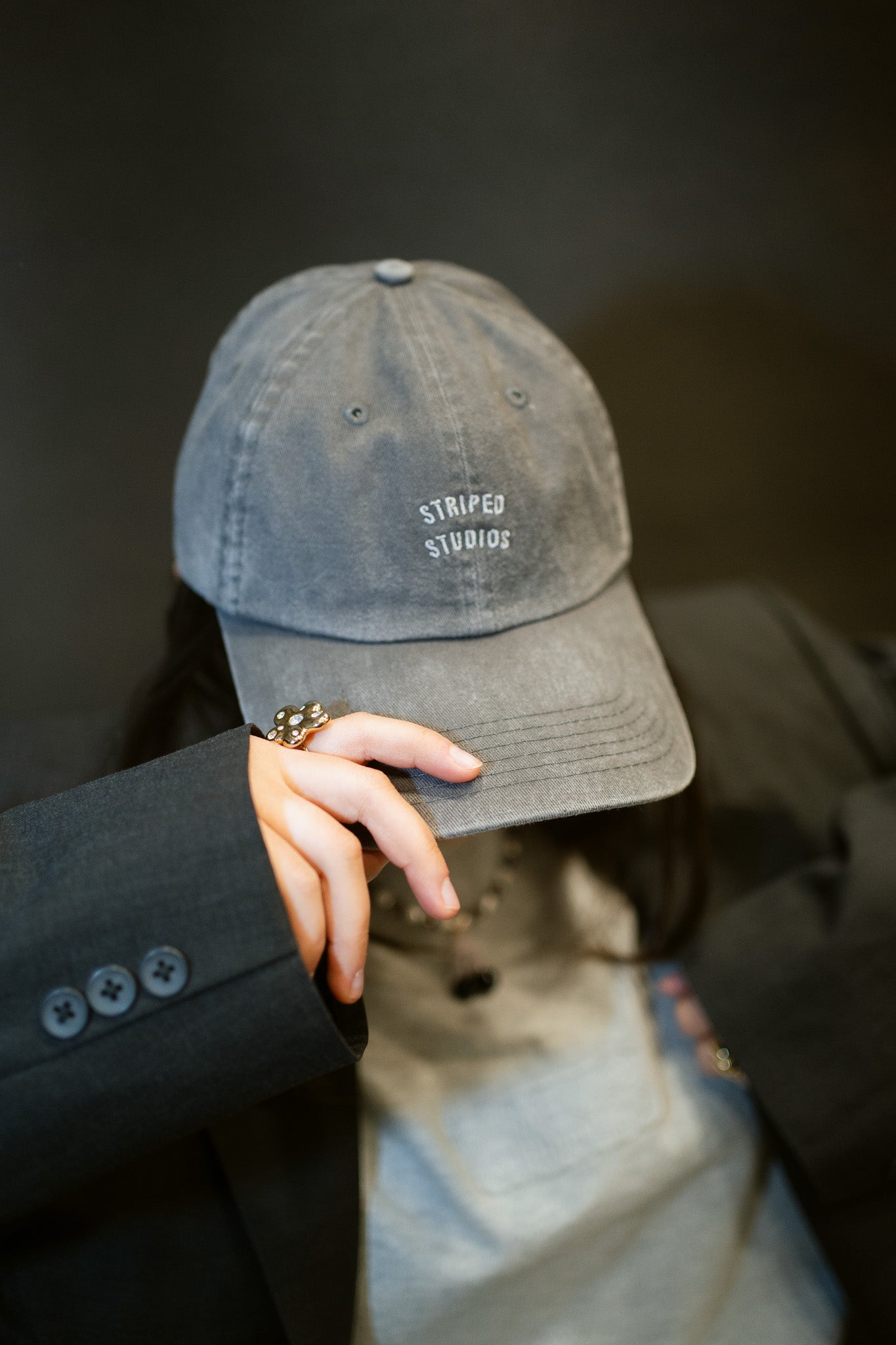STRIPED STUDIOS logo cap