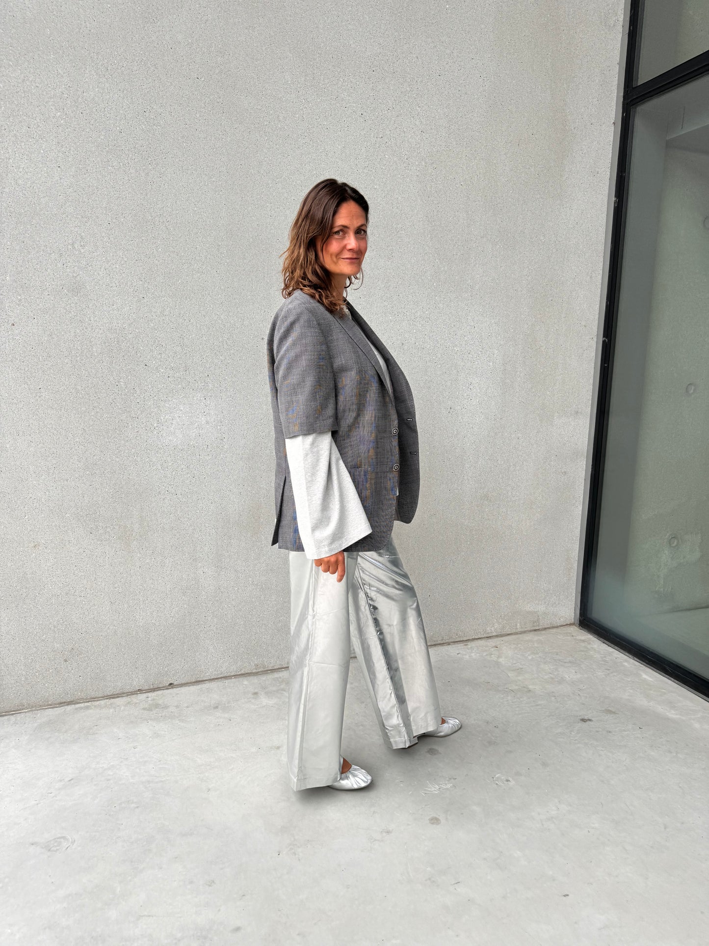 LA VESTE “À MANCHES COURTES” upcycled blazer