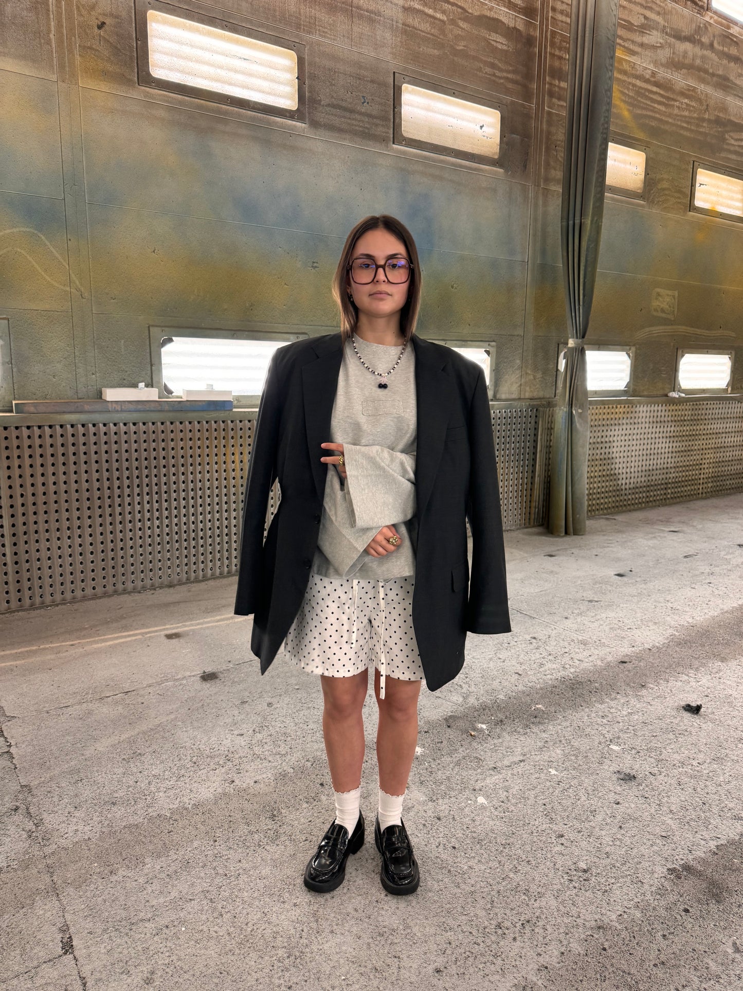 “LA VESTE ENVELOPPE,, upcycled blazer