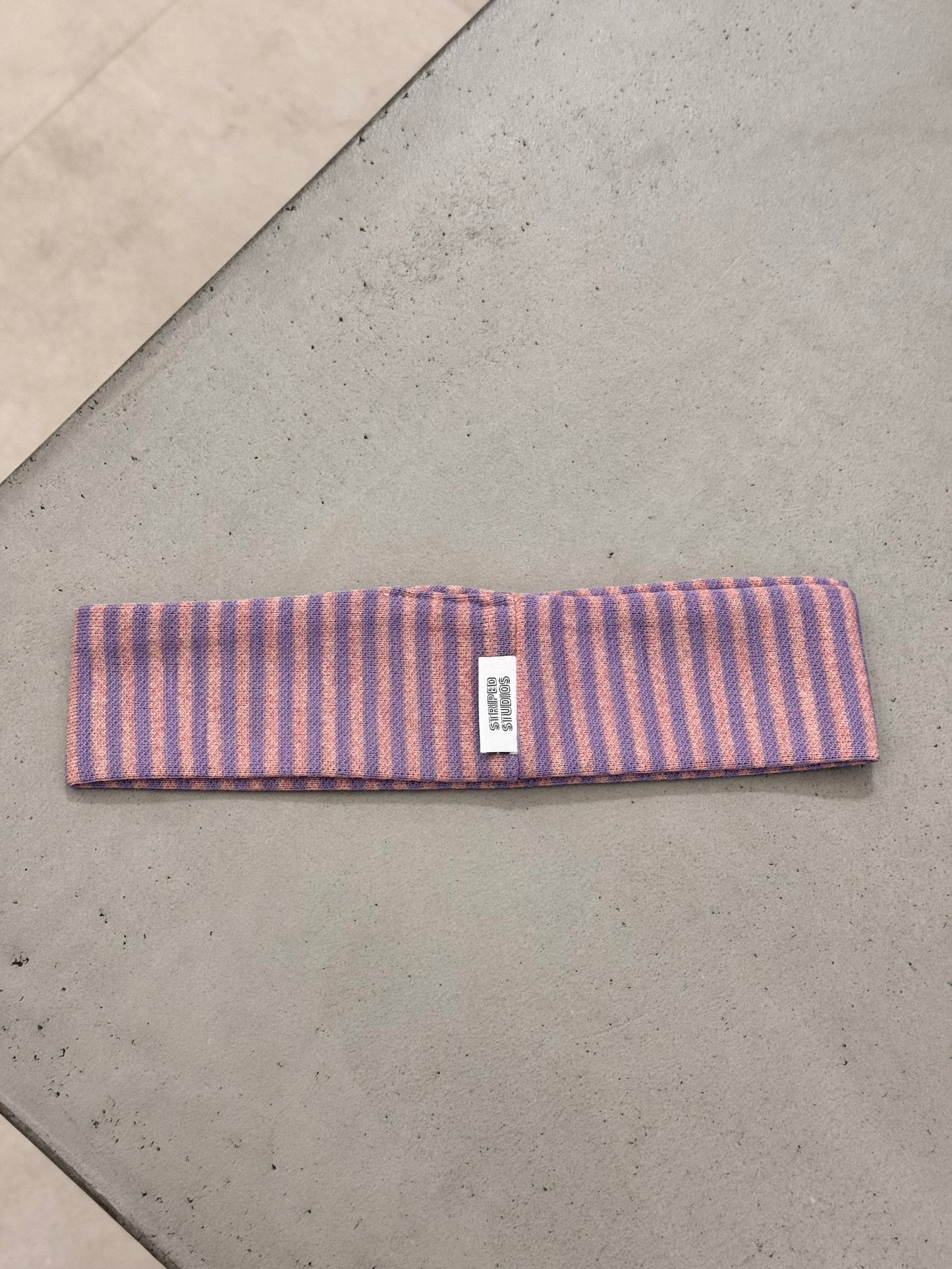PINK STRIPED headband