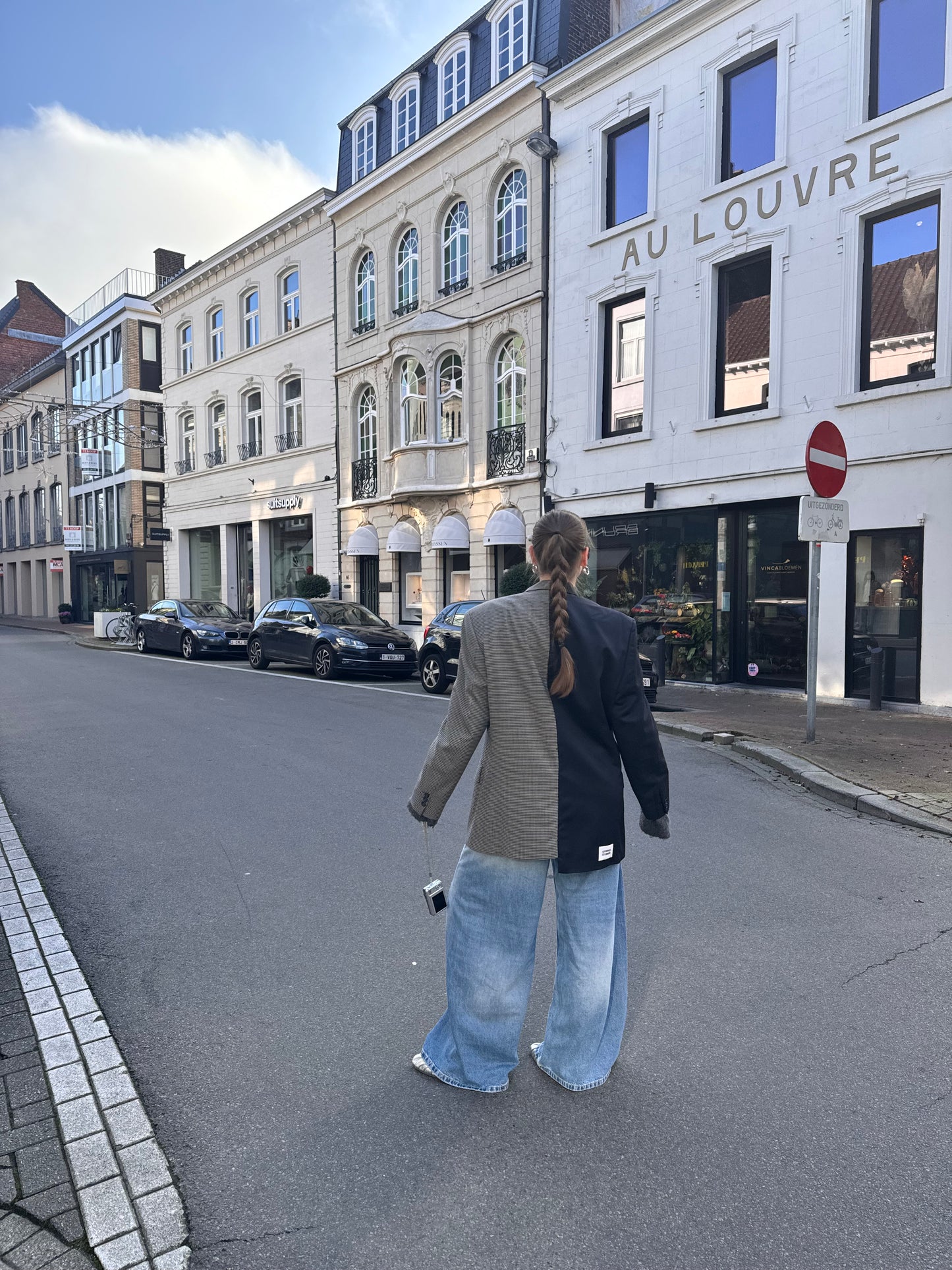“LE COLIER ASYMETRIQUE,, upcycled blazer