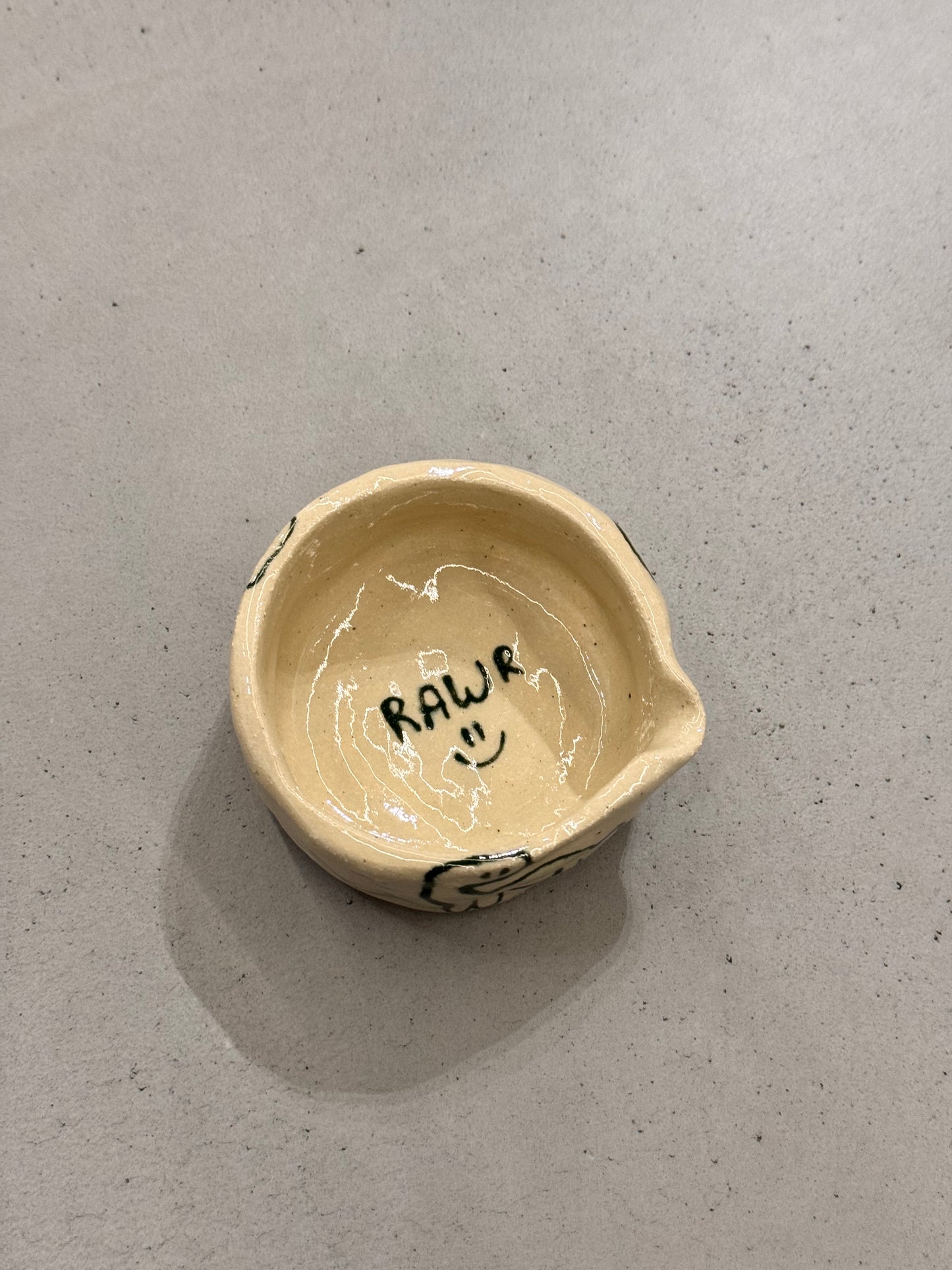 DINOSAUR MATCHA WHISK BOWL