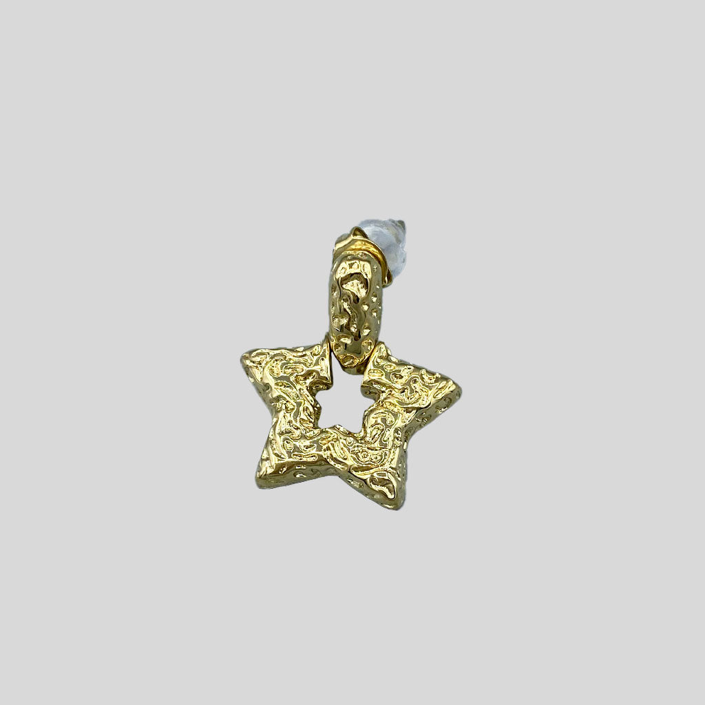 OPEN STAR earring