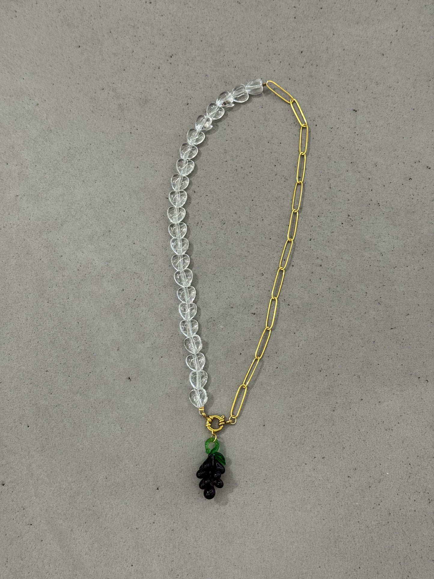 GRAPES x HEARTS necklace