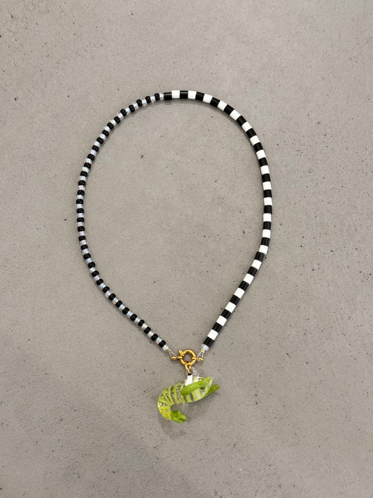 ZEBRA LOBSTER necklace