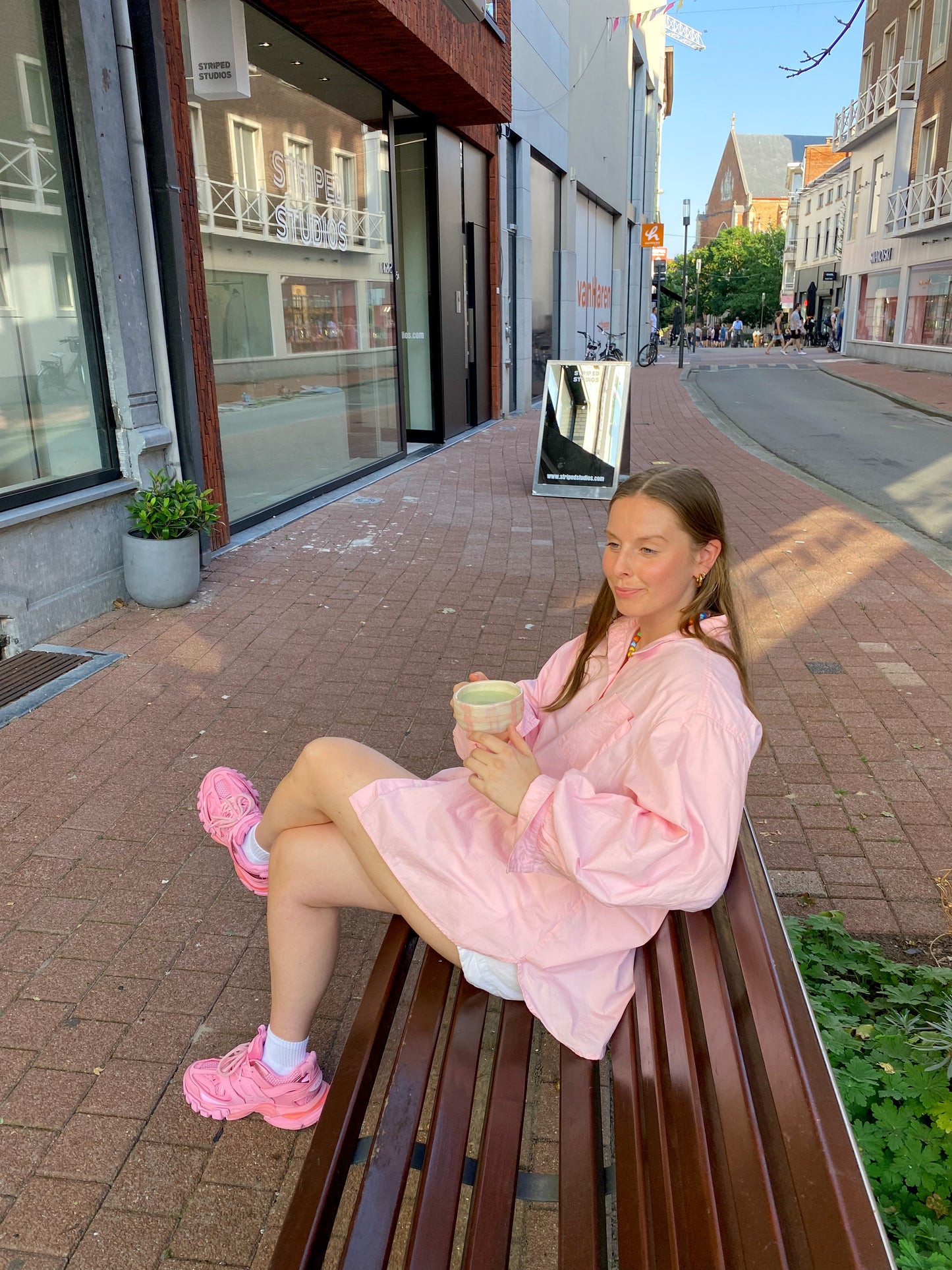 OVERSIZED SHIRT pink