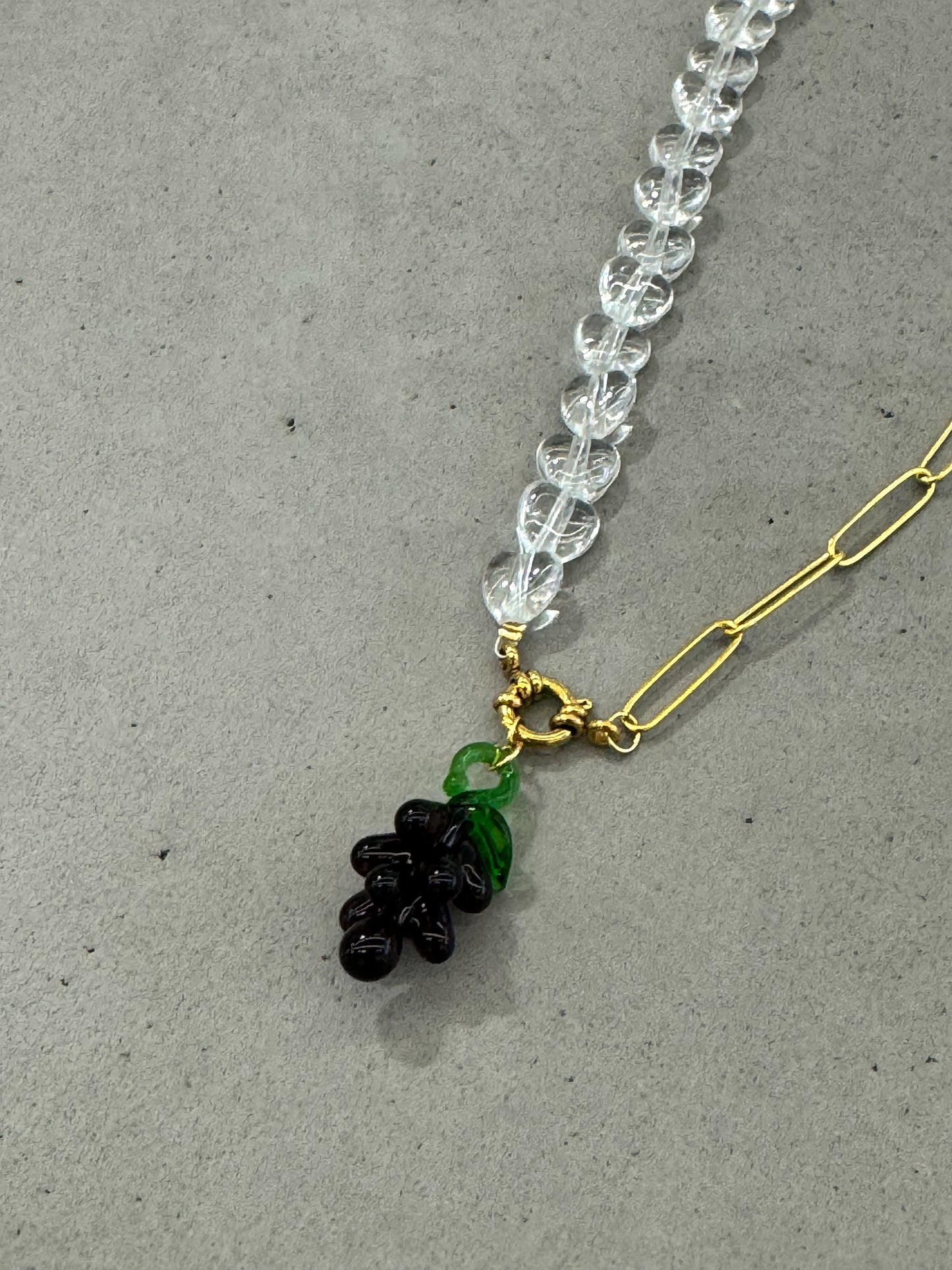 GRAPES x HEARTS necklace