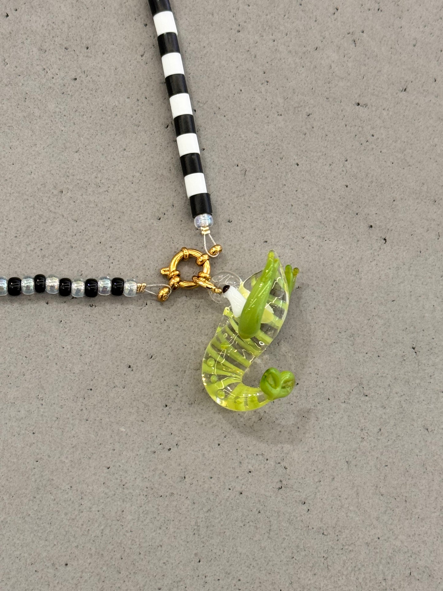 ZEBRA LOBSTER necklace