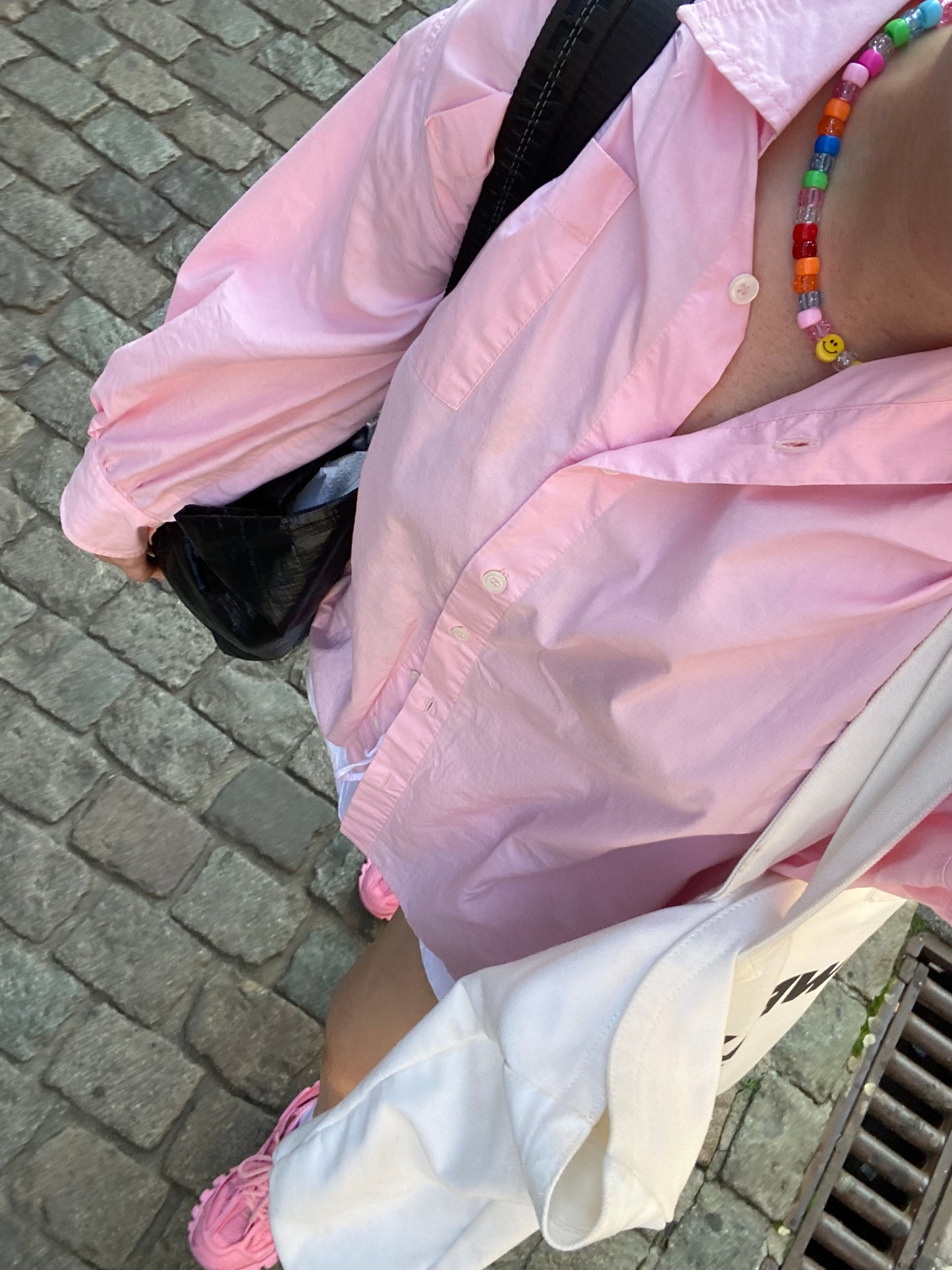 OVERSIZED SHIRT pink