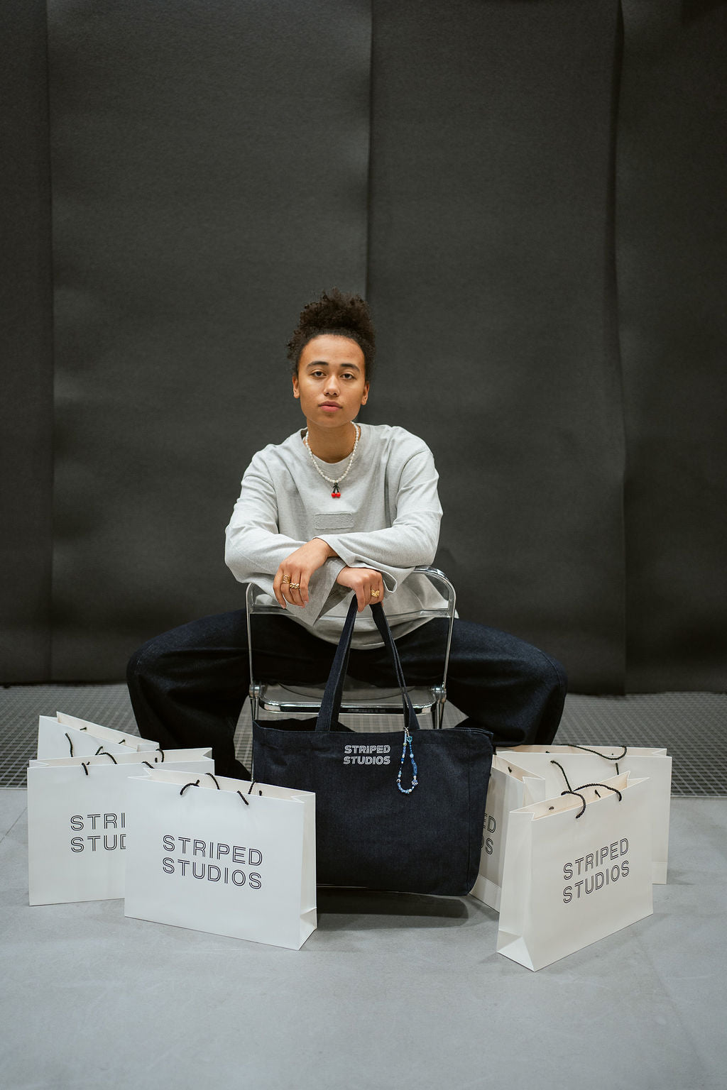 DENIM TOTEBAG