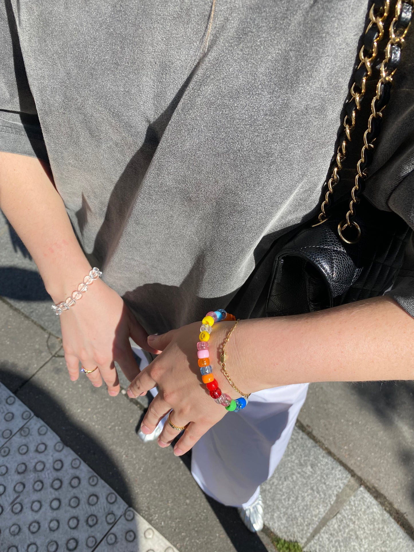 TRANSPARANT HEARTS bracelet