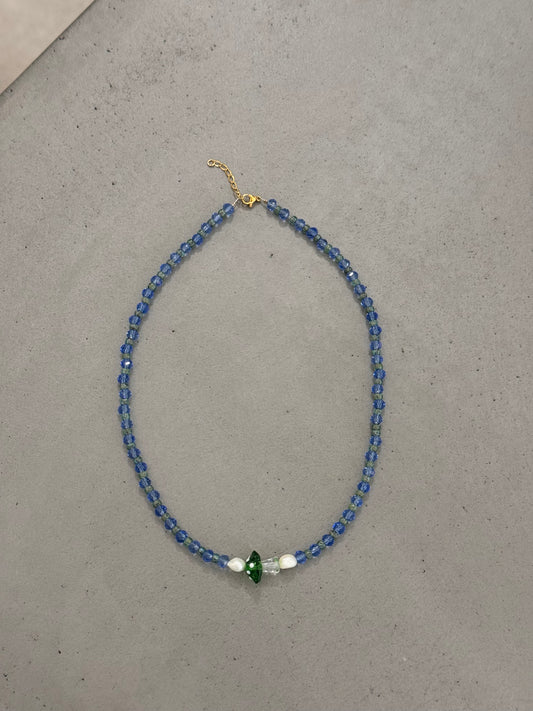 GREEN MUSHROOM necklace