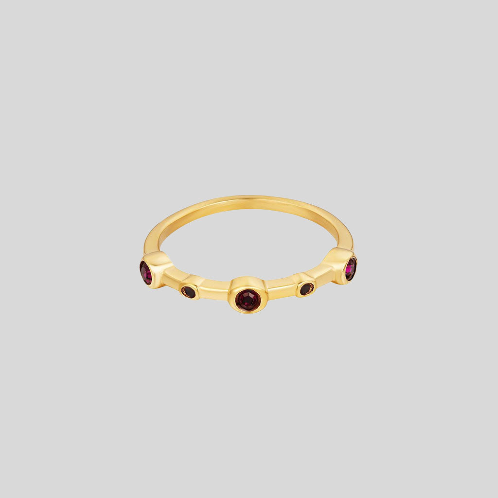 RED DOTS ring