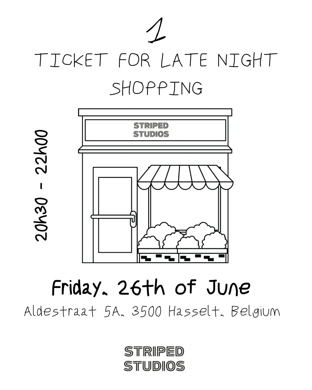 LATE NIGHT SHOPPING: 26/06 from 20:30 - 22:00.