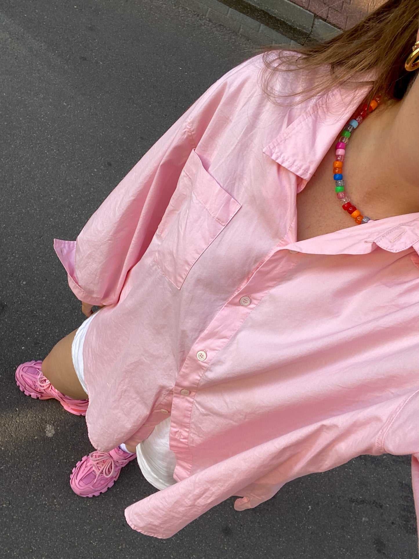 OVERSIZED SHIRT pink
