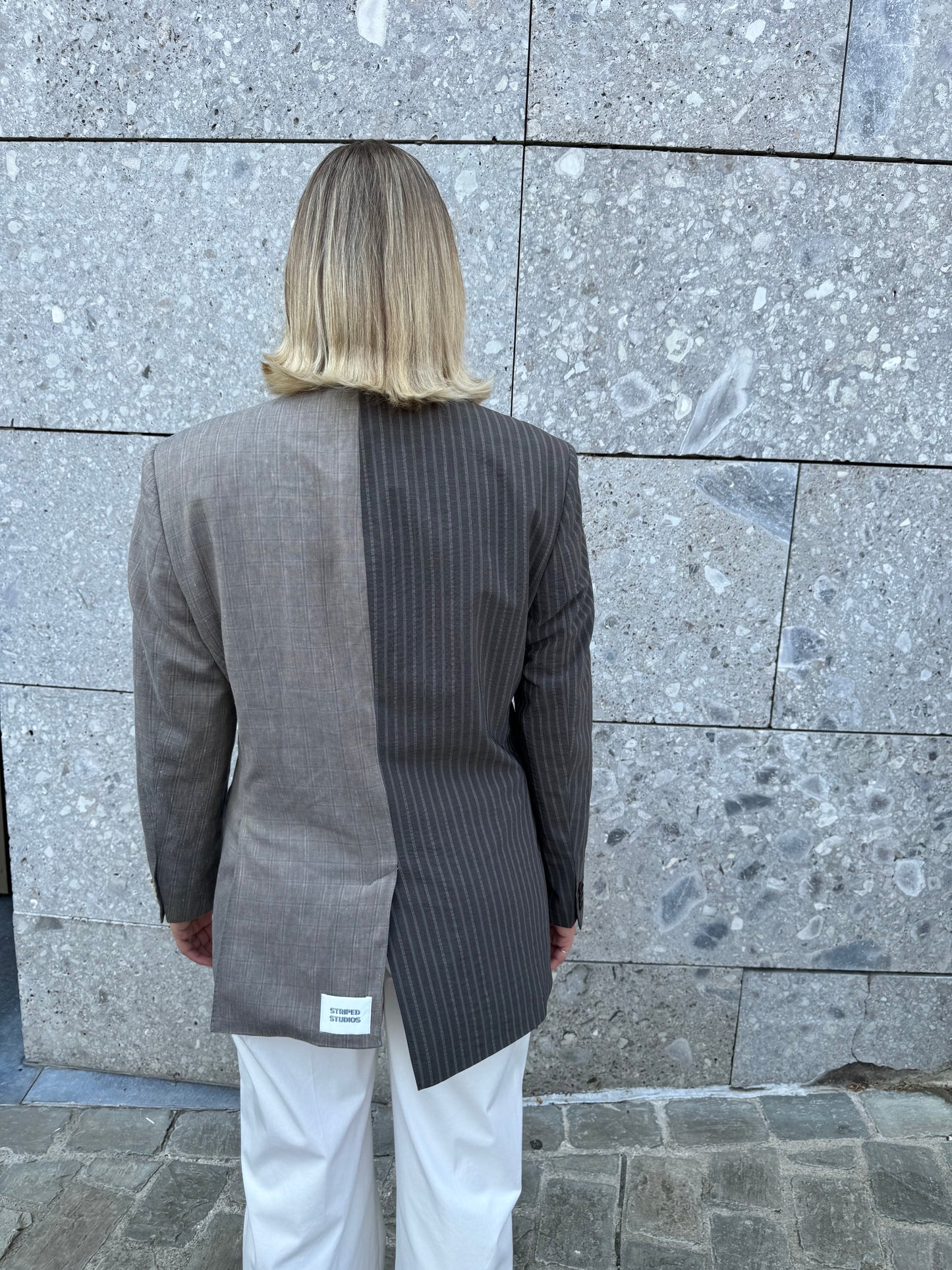 “LE COLLIER ASYMETRIQUE,, upcycled blazer