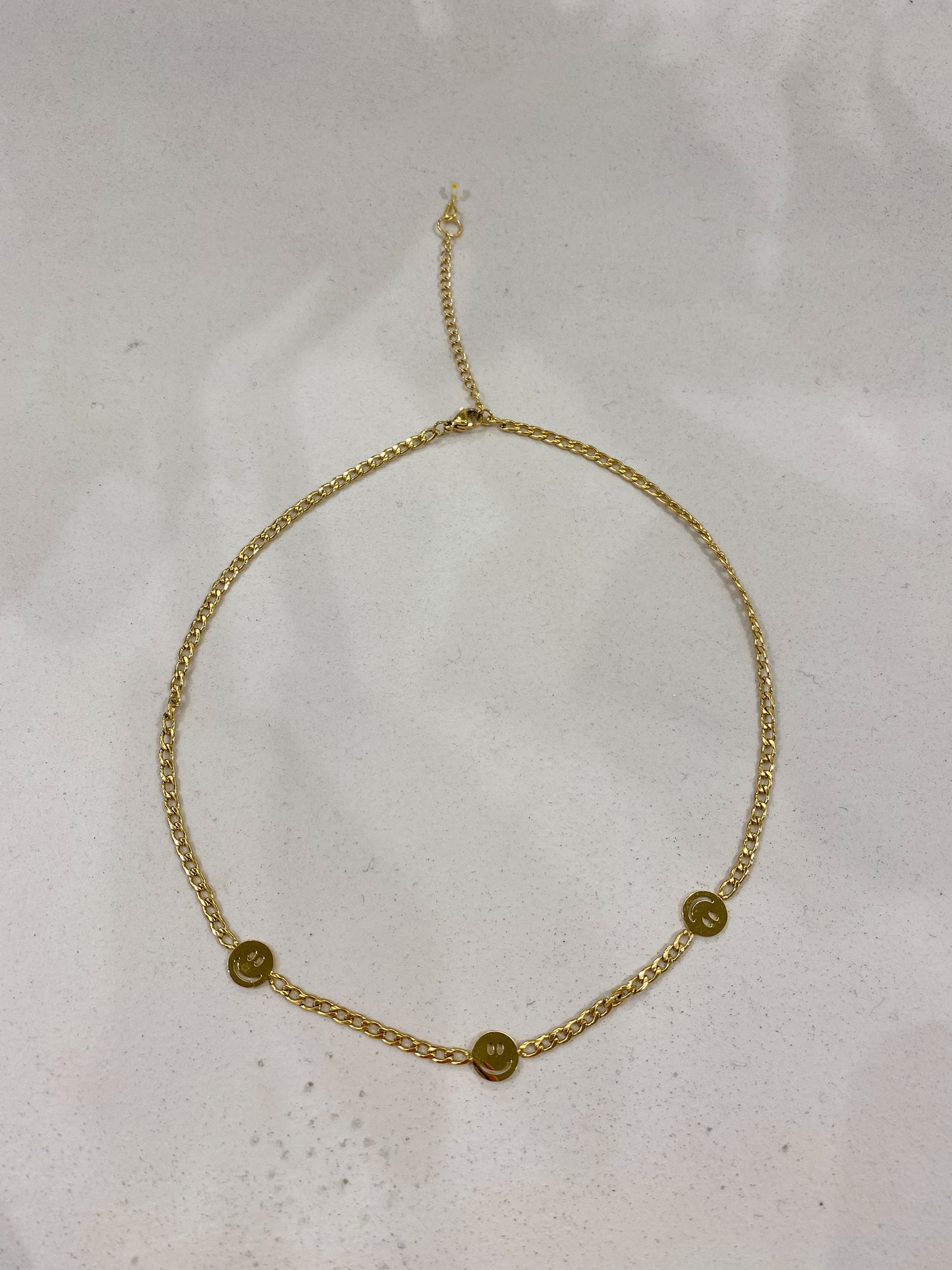 TRIPLE SMILEY necklace