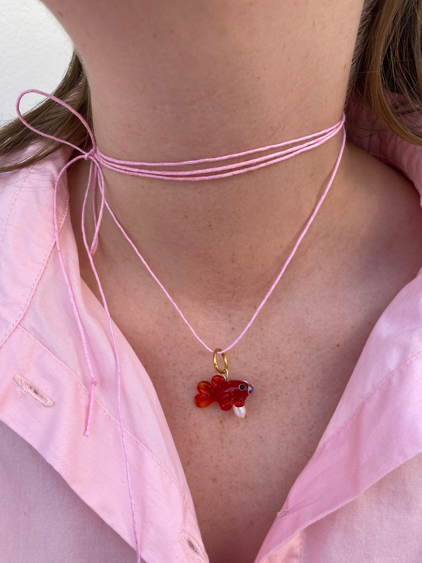KNOTTED FISH necklace