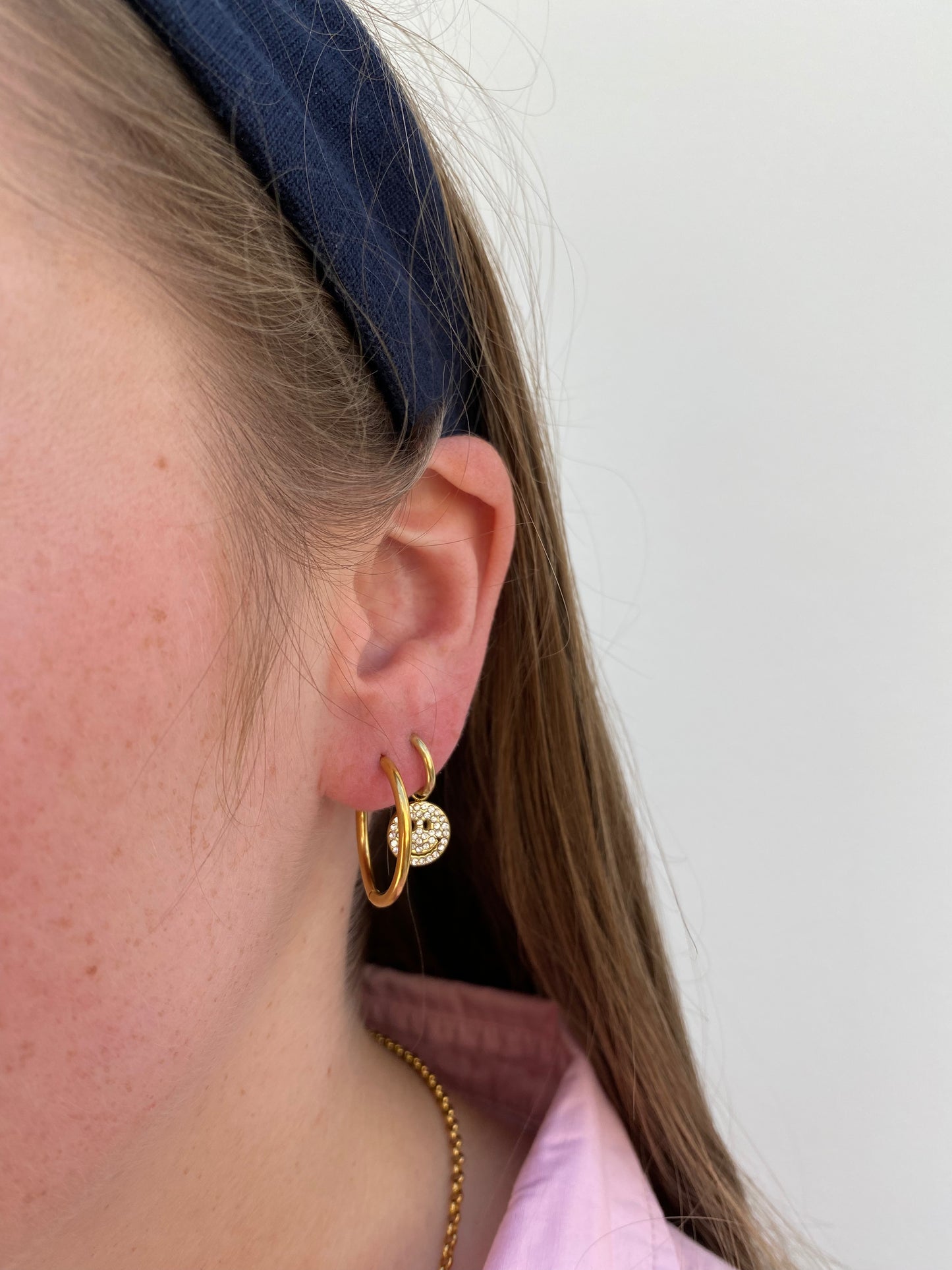 DIAMOND SMILEY earring