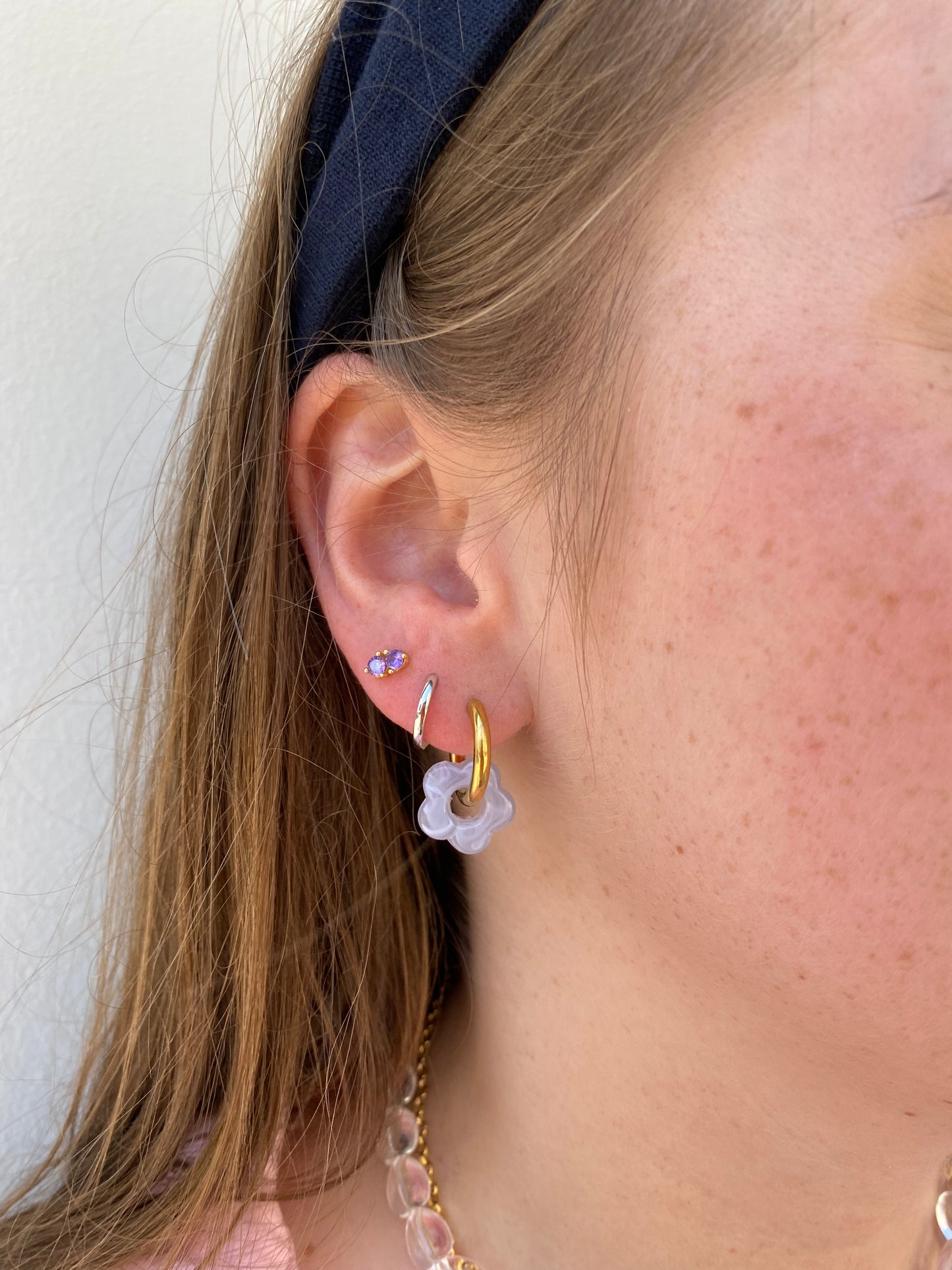GOLD X SILVER hoop