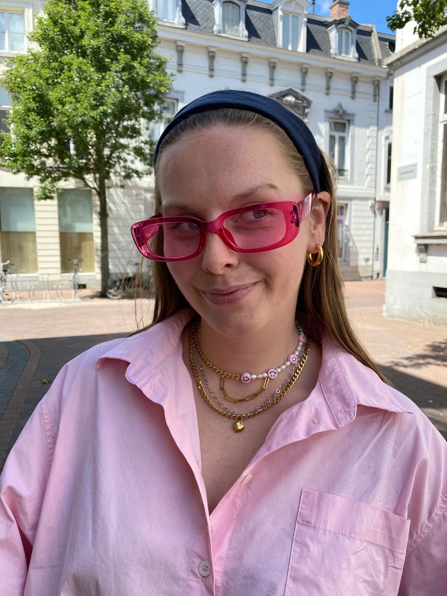 OVERSIZED SHIRT pink