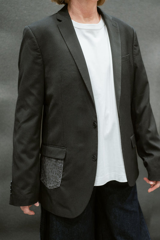 “DOUBLE POCKET,, upcycled blazer