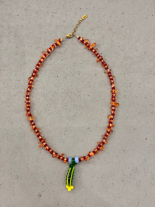 Zucchini necklace