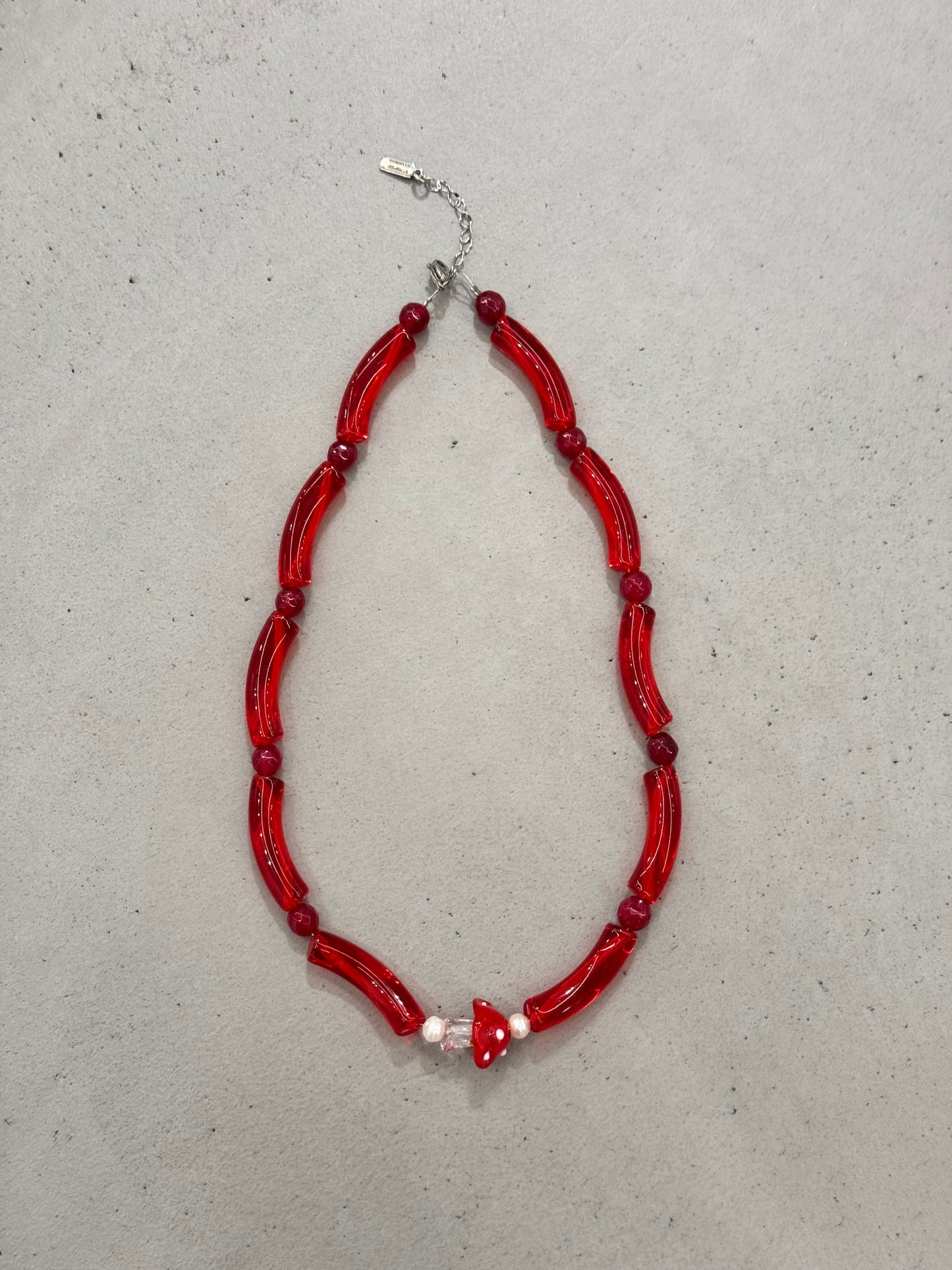 RED MUSHROOM necklace