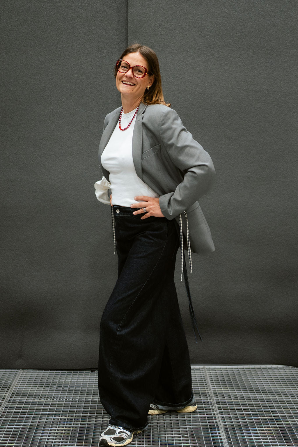 “LARGE POCKET,, upcycled blazer