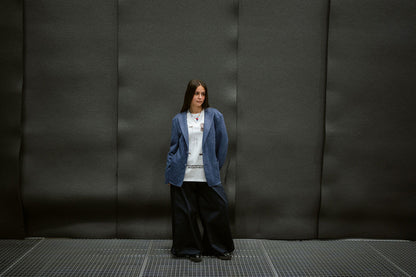 “RAW EDGE,, upcycled shirt