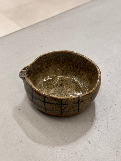 CHECKERED MATCHA BOWL