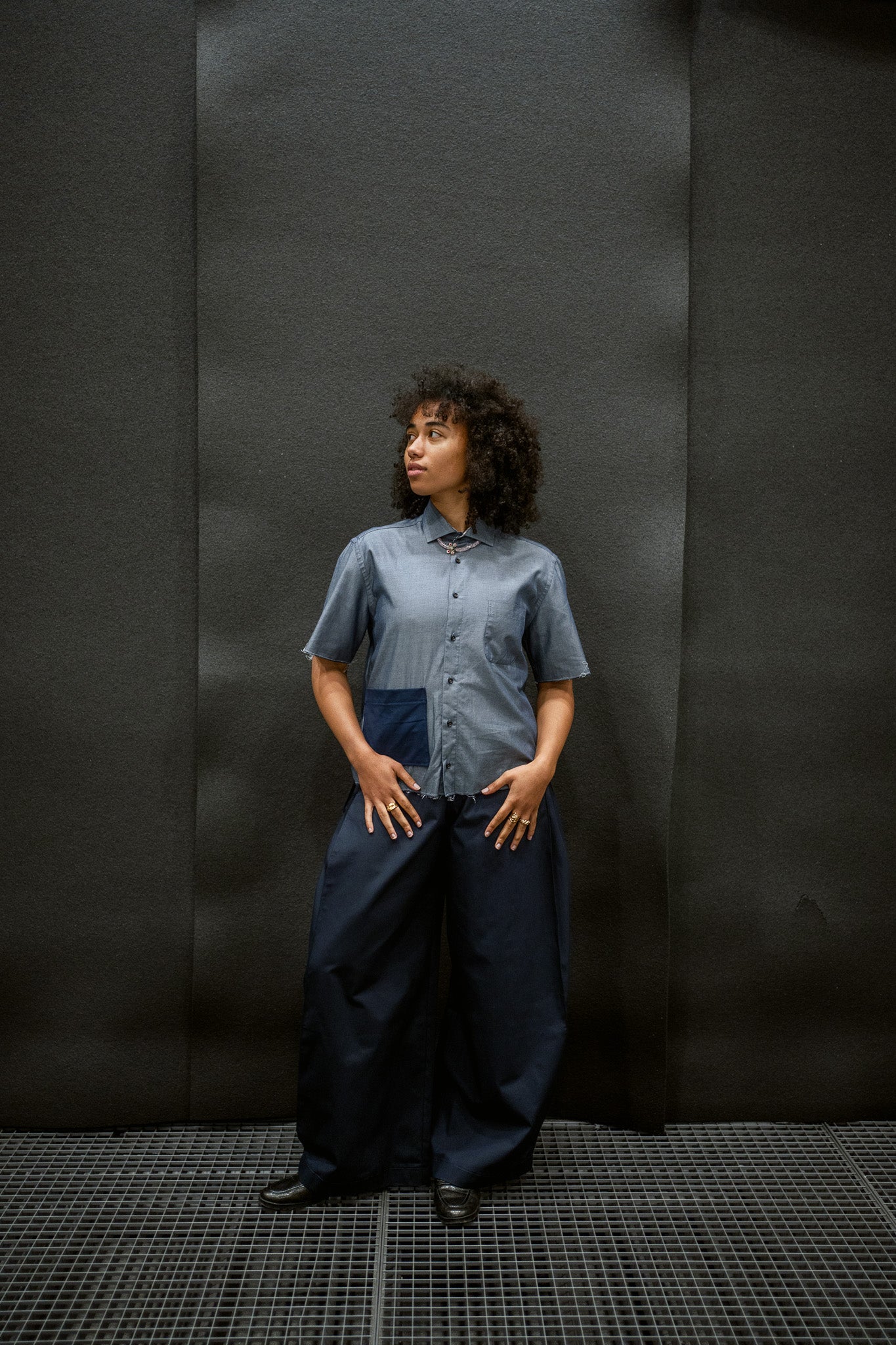 Large pocket ,,UPCYCLED SHIRT’’