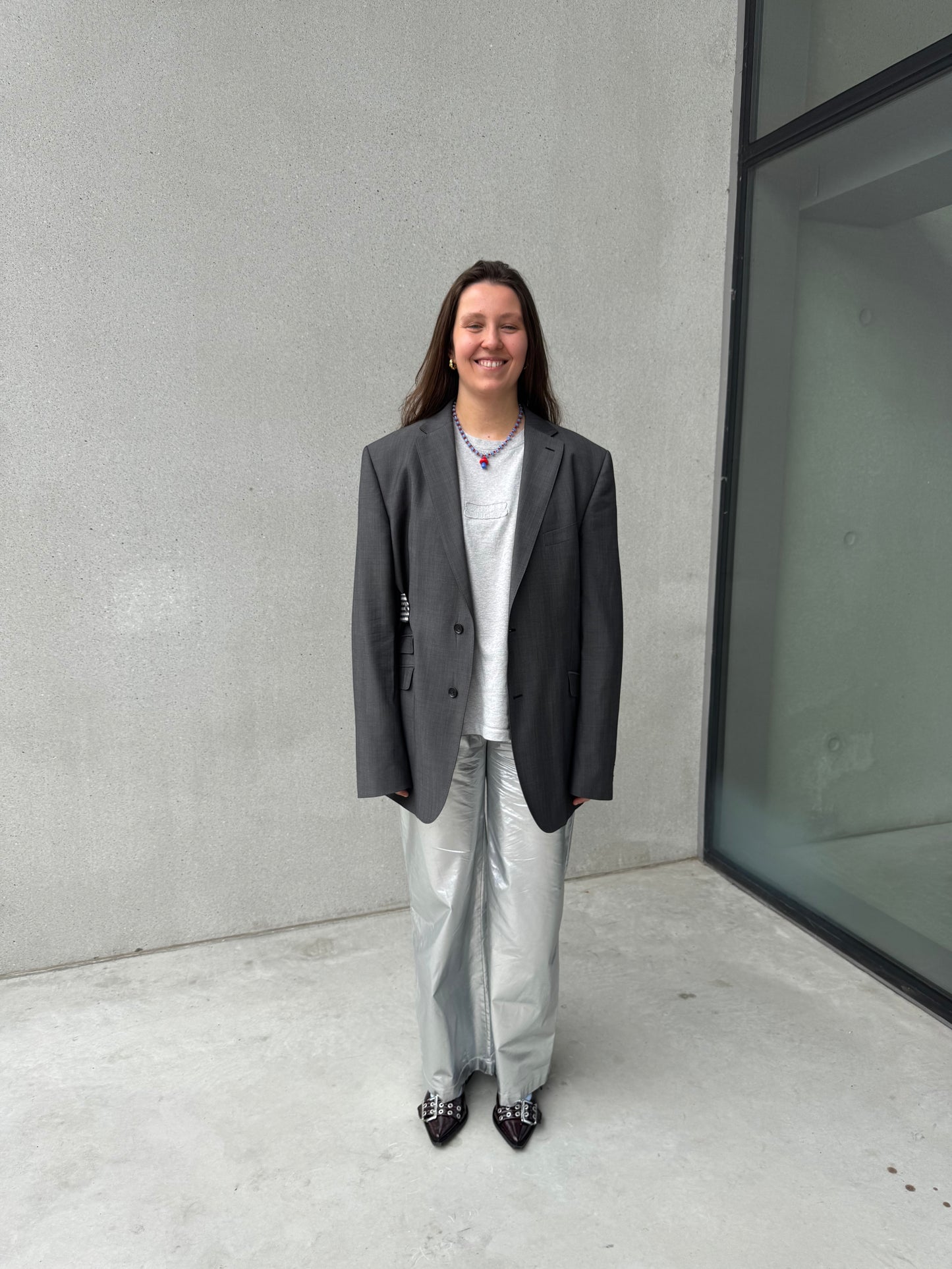 “LA VESTE ENVELOPPE,, upcycled blazer