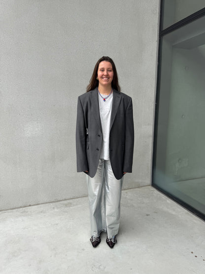 “LA VESTE ENVELOPPE,, upcycled blazer