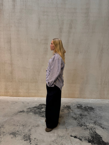 “SCRUNCHED,, upcycled shirt