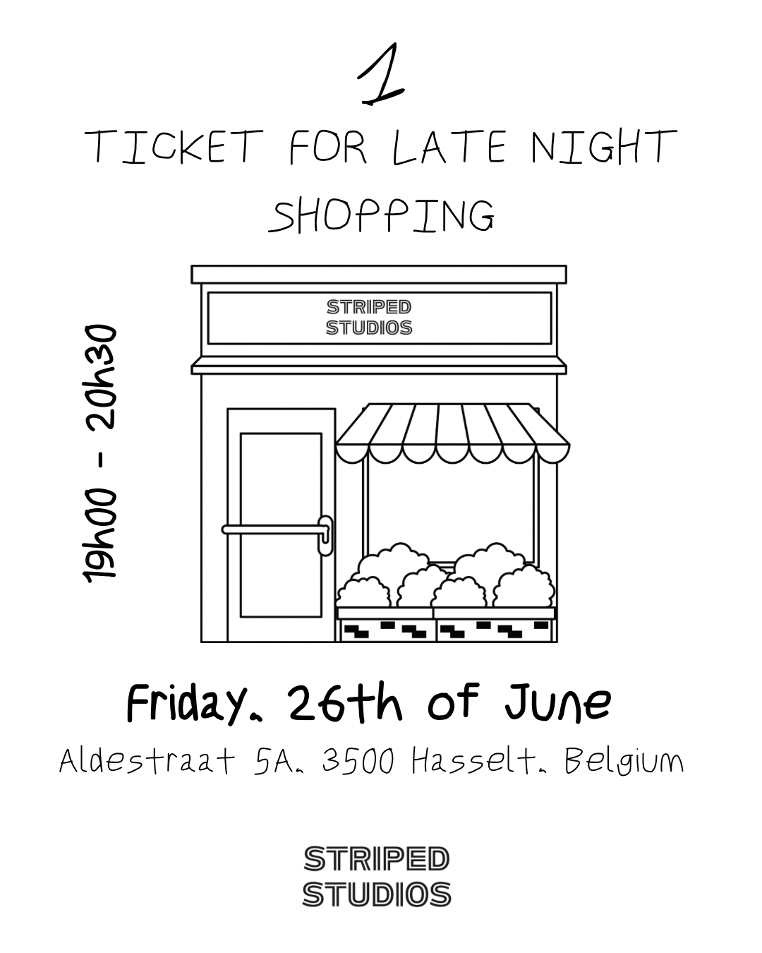 LATE NIGHT SHOPPING: 26/06 from 19:00 - 20:30