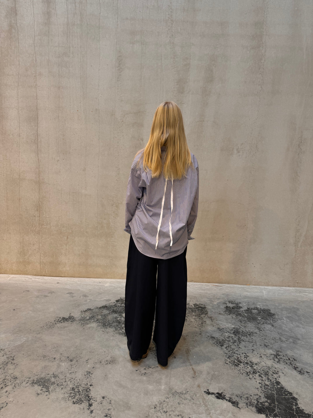 “SCRUNCHED,, upcycled shirt