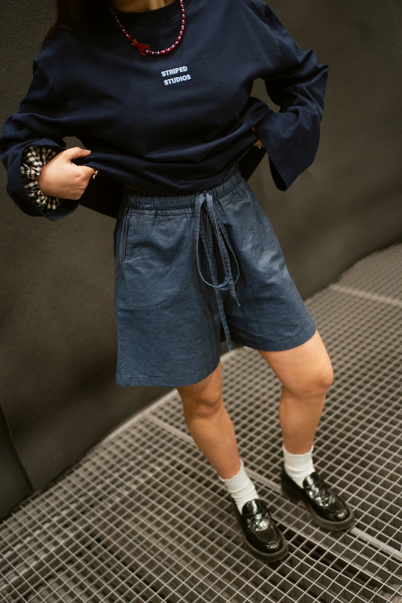 BAGGY DENIM SHORTS