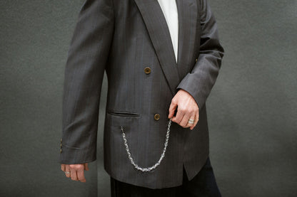 “LE COLLIER ASYMETRIQUE,, upcycled blazer