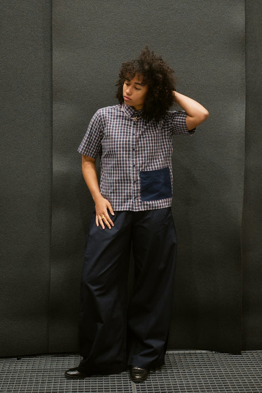 Large pocket ,,UPCYCLED SHIRT’’