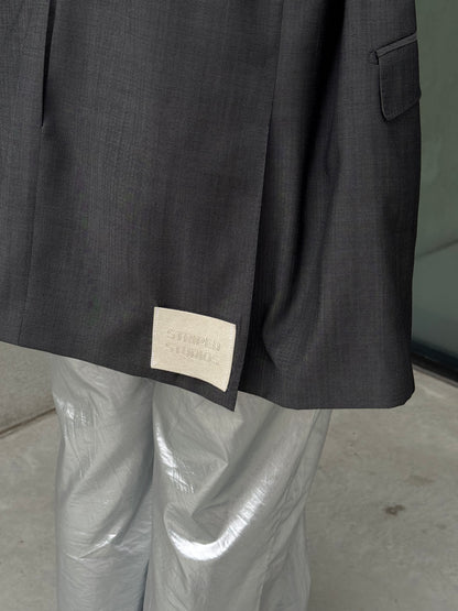 “LA VESTE ENVELOPPE,, upcycled blazer