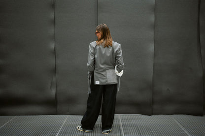 “LARGE POCKET,, upcycled blazer