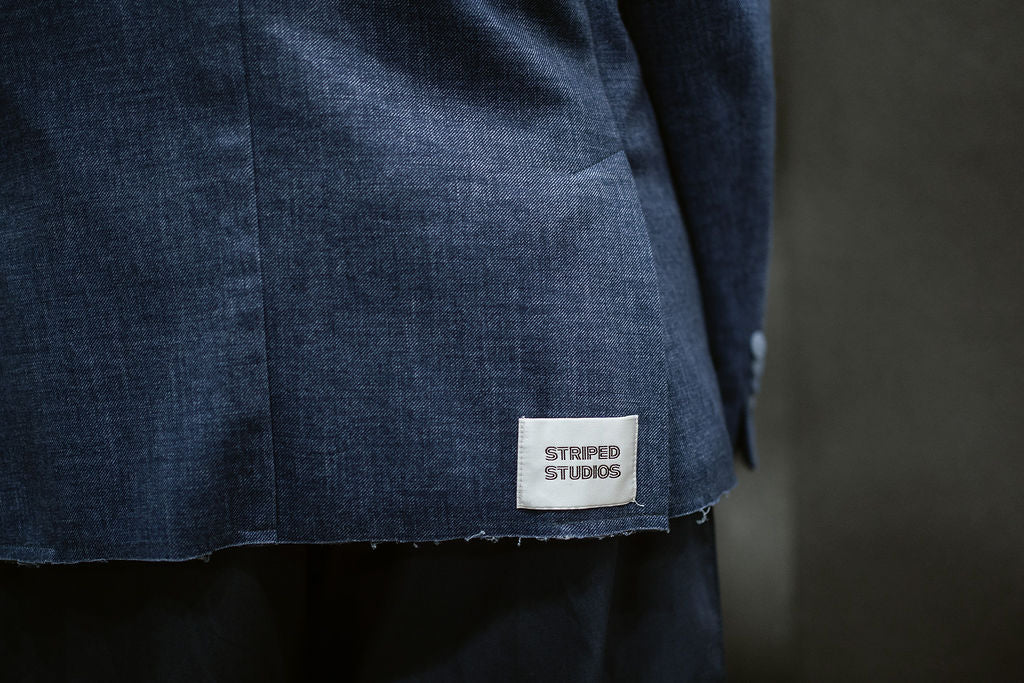 “RAW EDGE,, upcycled shirt