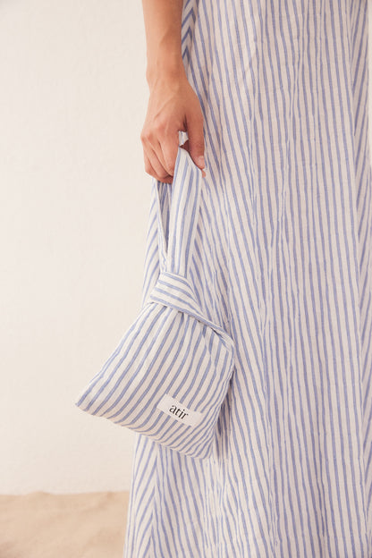 STRIPED LITTLE TOTE