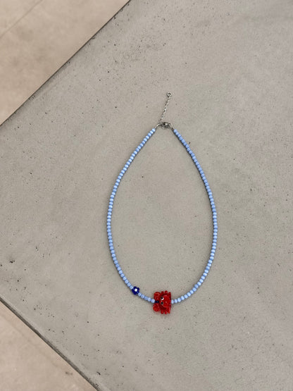 FLOWERY CRAB necklace
