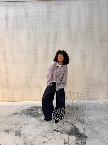 “SCRUNCHED,, upcycled shirt