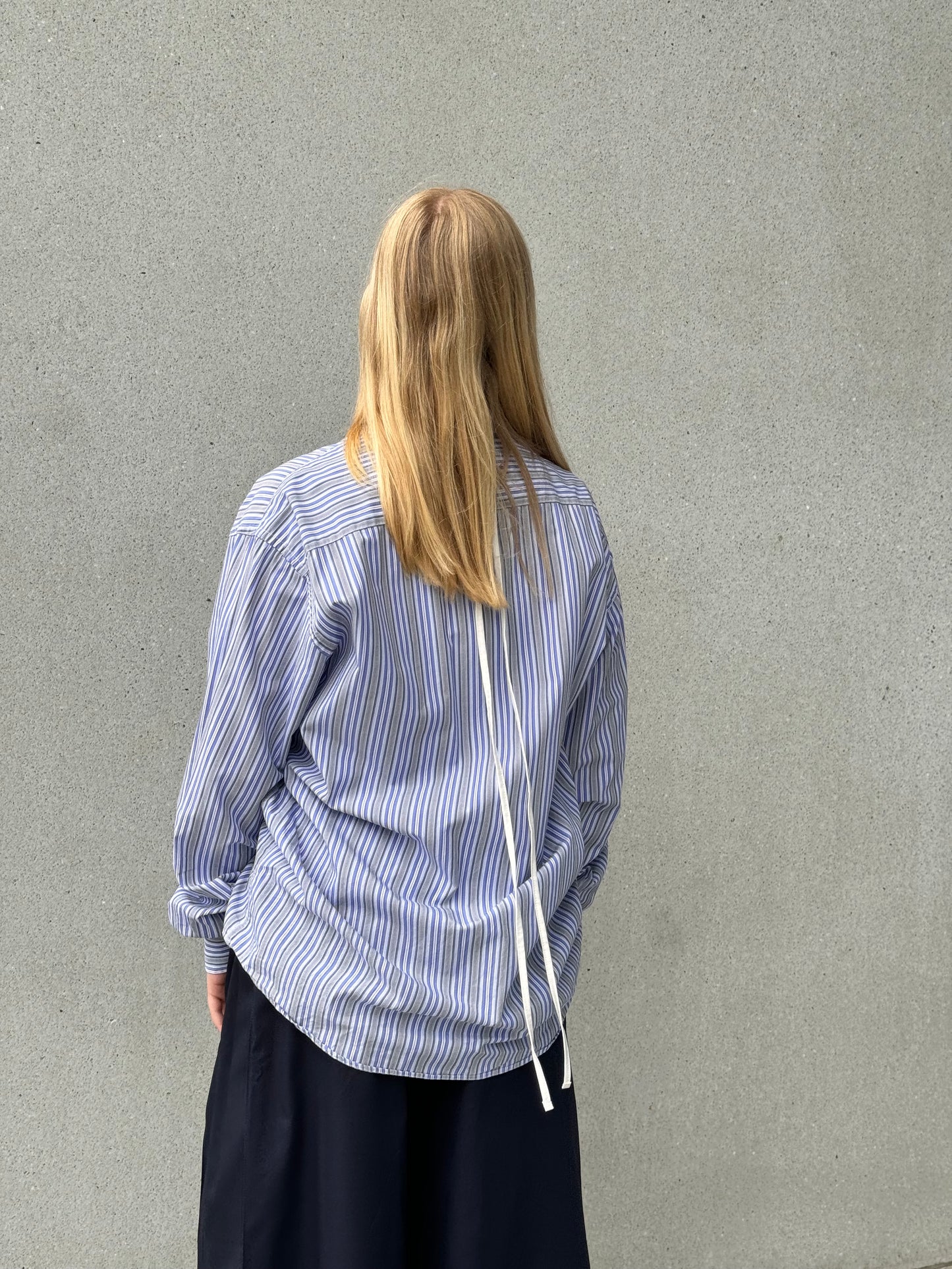 “SCRUNCHED,, upcycled shirt