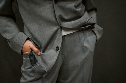 STRAIGHT LEG PANTS grey